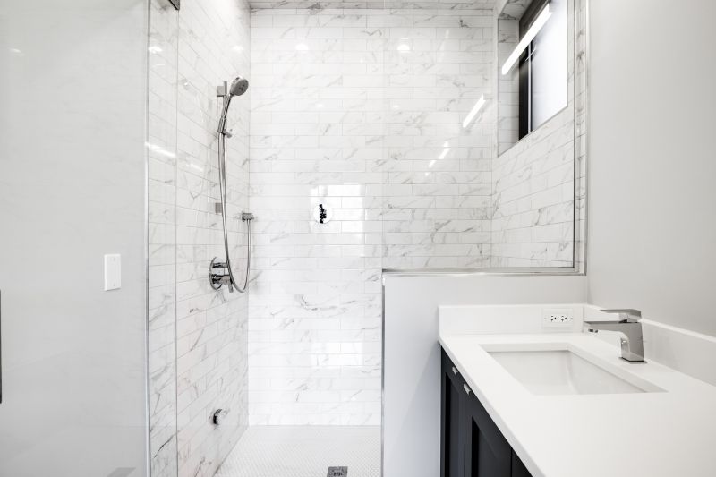 Contemporary Tile Shower